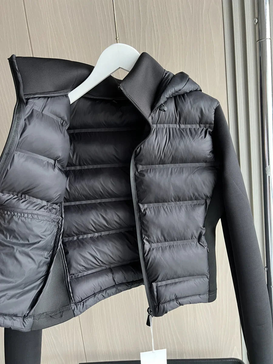 Women's Lightweight Warm Down Jacket with Long Sleeves