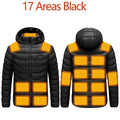 Men's USB Heated Winter Parka Jacket