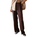 Women's Elegant Satin Dress Pants