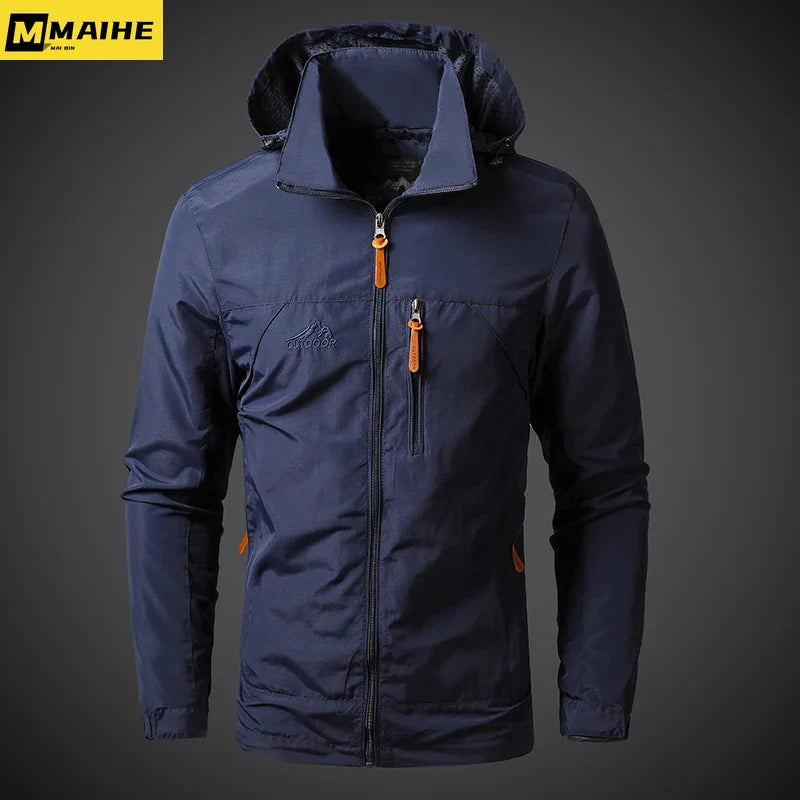 Men's Military Camouflage Windbreaker Jacket