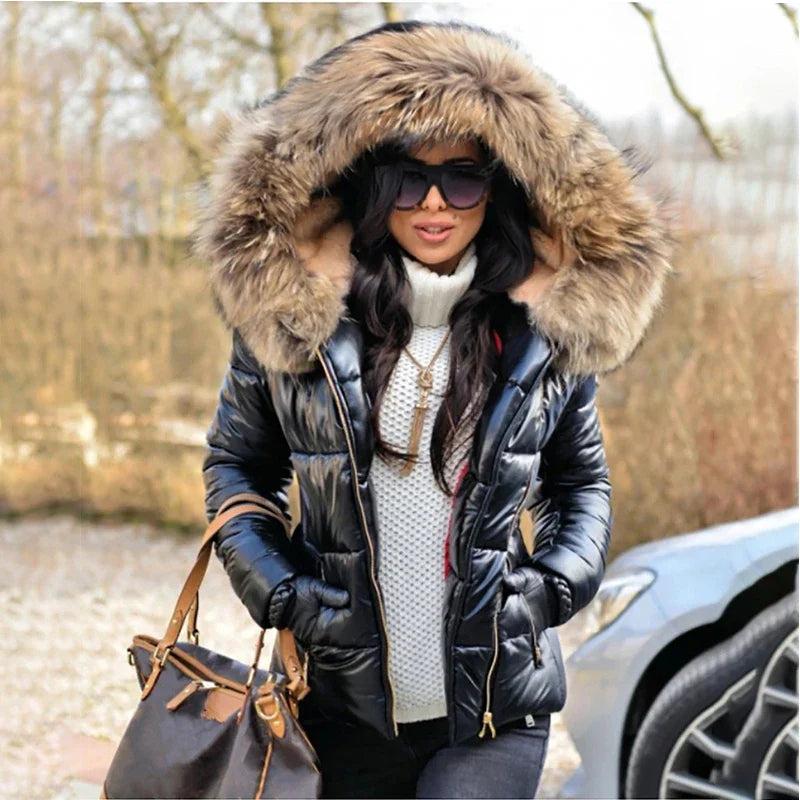 Women's Casual Slim Fit Parka Jacket