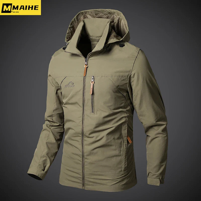 Men's Military Camouflage Windbreaker Jacket